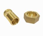 ANSI Hexagon Lead Free Brass Fittings Water Meter Connector 1.6Mpa