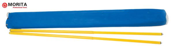 Telescopic Stair Rods 14 Pce Set PP Plastic Length 1150mm A Strong Canvas Bag