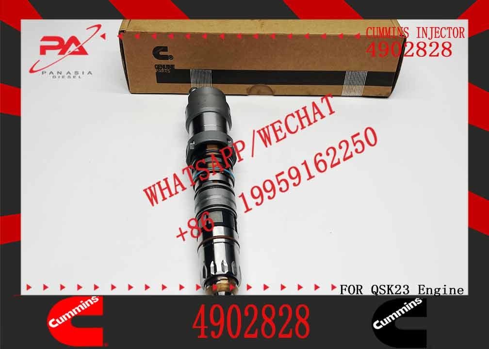 Common Rail Diesel Fuel Injector 4902828 4077077 4062091 For Cummins Engine QSK23