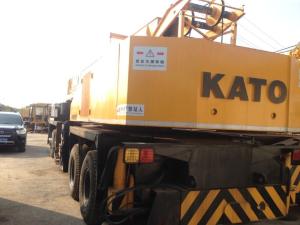 China 50T weight Used KATO Crane NK500E MITSUBISHI engine with Original Paint factory