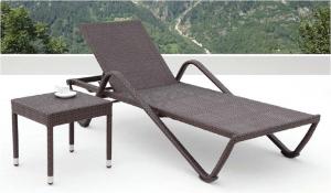 China rattan chaise lounger furniture -4016 factory