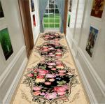Plants And Flowers Commercial Floor Mat Entrance Corridor Stairway Hotel Mat
