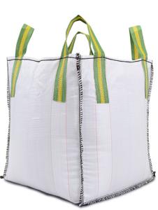 China Open Top Flat Bottom Woven Polypropylene Bags 100kg - 2000kgs Loading Weight factory