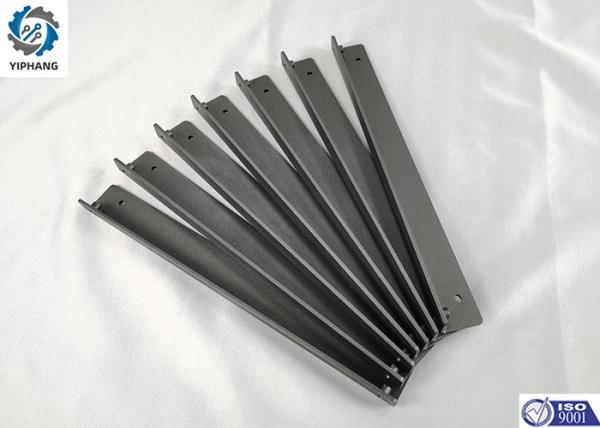 Sand Textured Powder Coating Mild Steel L Brackets Precision Sheet Metal