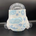 Hypoallergenic Velcro Tape Blue ADL Sensitive Skin Diapers