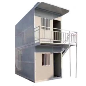 China Modern 2 Floor Villa Camp Mobile Tiny Modular Home White or Customized Color Family House factory