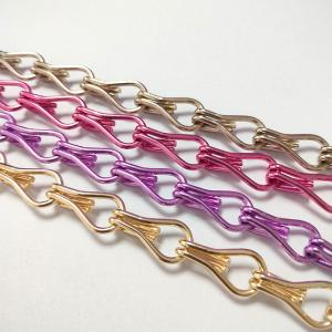 China Aluminum Hook Chain Home Decoration Pest Control Custom Hotel Partition Aluminum Hook Bead Curtain Manufacturers Wholesale factory