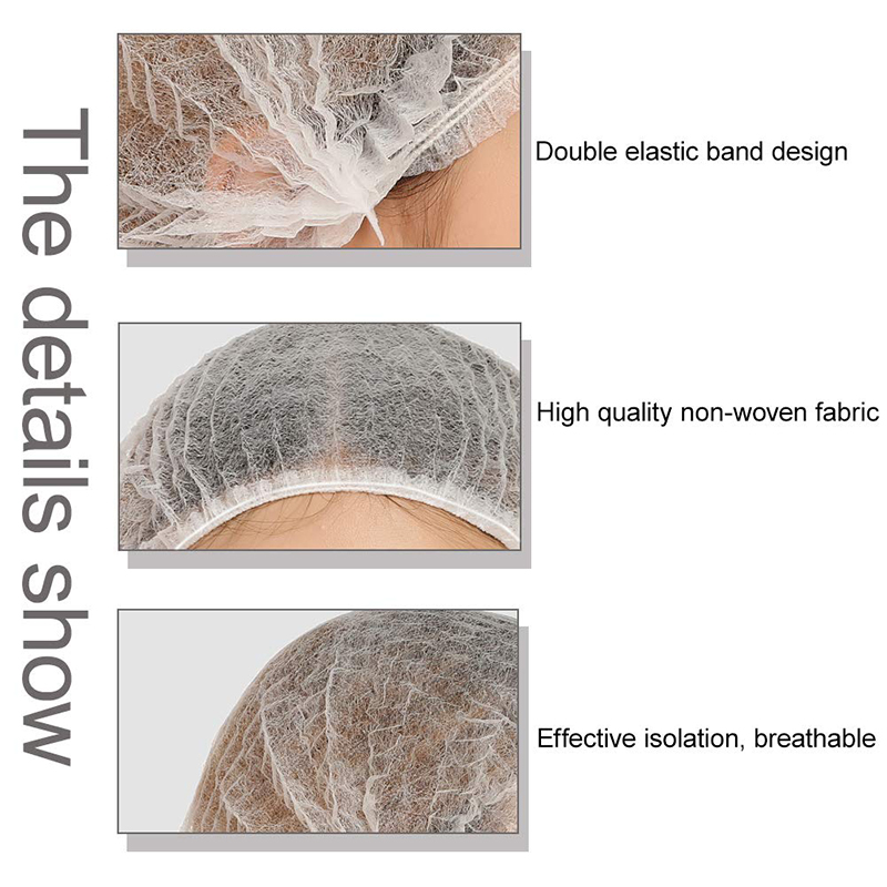 Hospital Disposable Mob Caps For Medical Surgical Doctor Nurse Using
