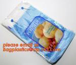 China supply clear food grade poly wicket bags ice bags bread bags with printing