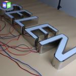 Face Lit Signage Led Channel Letters Outdoor Advertising Display Various Sizes