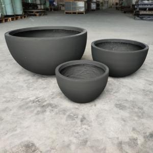 China 45 Pound Fiber Clay Planter for Indoor Outdoor Home Garden factory
