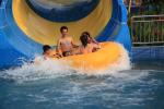 FRP Aqua Water Theme Parks For Adult / Customized Tornado Slide 16m Platform