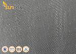 Stress Relief Vibration Black Neoprene Coated Fiberglass Fabric For Expansion