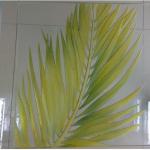 Clear Colored Tempered Art Glass Deep Carving Customized Size For Door
