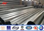 Octagonal 15m Height Tapered Steel Utility Pole With 2.75mm Thickness 850 kg