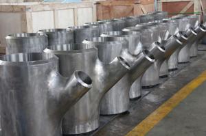 China ASTM A403 WP321H lateral tee factory
