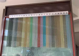 China Decorative Aluminum Double Hook Metal Mesh Curtain For Ceiling/Railing /Overlay Surfaces/Sunshades/Cabinet factory