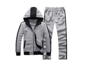 China Personalised Youth Sports Uniforms , Grey Color 100% Cotton Team Athletic Apparel factory
