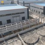 Q235 Construction Pre Fabricated Steel Buildings With Sandwich Panel Roof