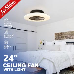 China 110-240V/50Hz-60Hz 1stshine Ceiling Fan with Remote Control and 4 Color LED Lighting factory