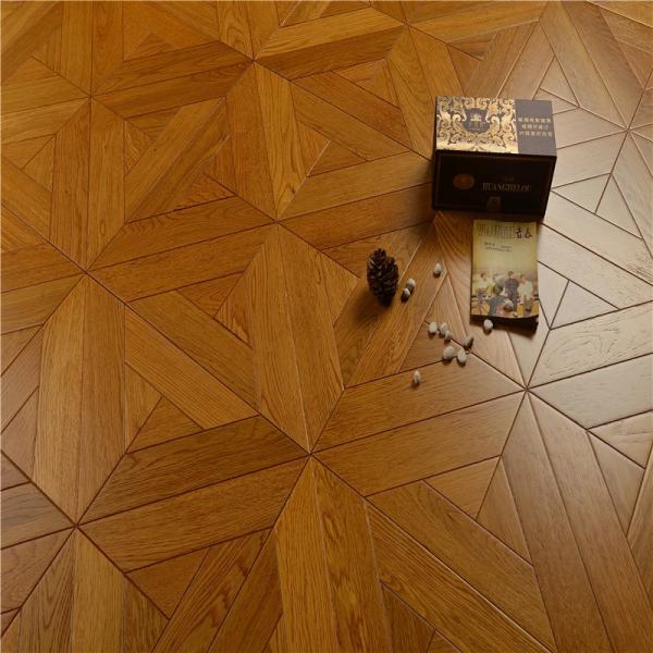 Engineered Wood Flooring Type Parquet Wood Flooring in Antiqued Mable Teak Oak