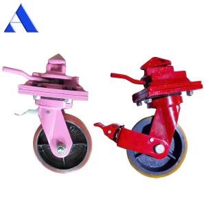 8'' Polyurethane Caster Wheels High Load Capacity for 3 Ton Container Unloading