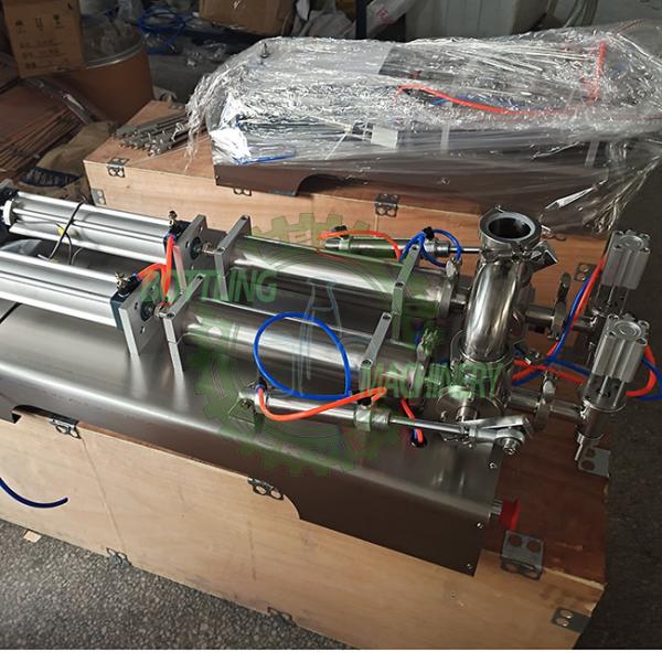 China Semi-Auto Pneumatic Tea Juice Milk Mineral Water Bottling Machine factory