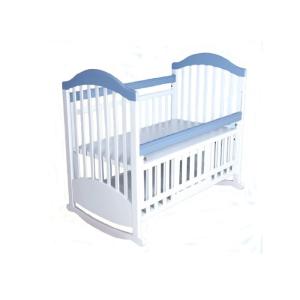 China Lovely White Wooden Baby Cot , New Style Fold Unique Baby Cribs factory