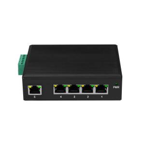 China Industrial 5 Port E-Mark Ethernet Switch Mini Compact Size Unmanaged Din Mount factory
