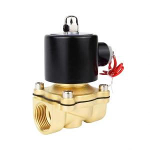 China Full Bore 2W Normally Closed Brass Electric Magnetic Valve for Industrial Applications factory