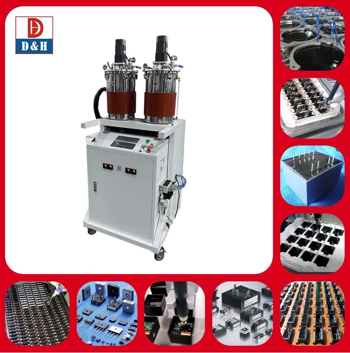 2023 Two Components Glue Dosing and Potting Machine for Electronic Sensors