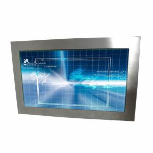 China 21.5 Inch Rugged Touch Screen Monitor Waterproof VGA / HDMI Inputs factory