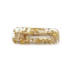 Simple leopard color acrylic drop clip