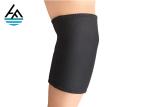 Black Neoprene Elbow Sleeve / Elbow Compression Sleeve For Weightlifting