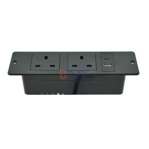 China UK Standard Custom AC Power Socket Plastic Furniture Wall Socket with 2 Outlets 1 USB & 1 Type C Port 16A Rated Current on sale