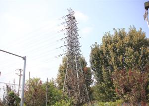 China 4 Legs Lattice Steel 500KV Terminal Transmission Tower factory