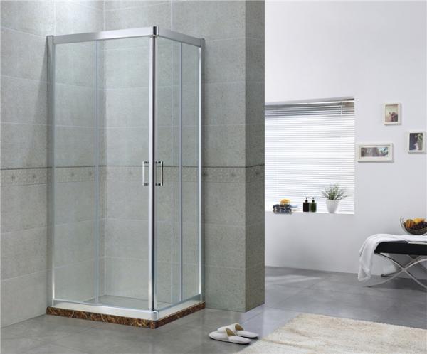 Sliding Aluminum Alloy Shower Doors with Stainless Steel Wheels for Apartment /