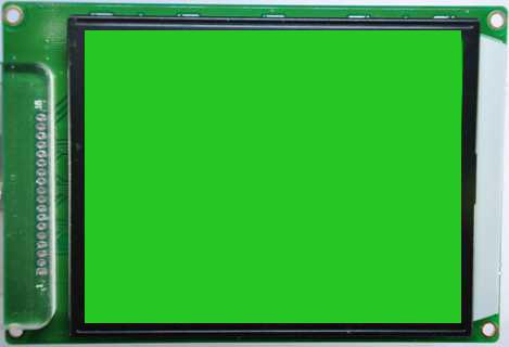 STN Yellow - Green 240 X 160 Dots Graphic Lcd Module With Green Backlight 18