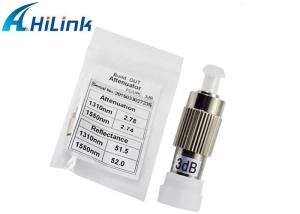 China 1310nm/1550nm Fiber Optical Attenuator 3dbm FC Female - Male Type Long Lifespan factory