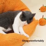 Orange Cat Bed Four Season Pet Bed Cat House Cat House Teddy Dog House Warm