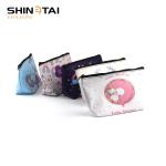 Rainbow Custom Printed PU Makeup Bag Cosmetic Bag