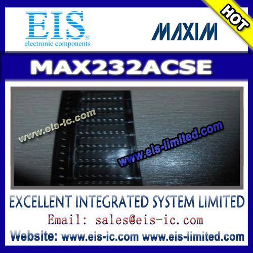 MAX232ACSE - MAXIM - +5V-Powered, Multichannel RS-232 Drivers/Receivers - Email: