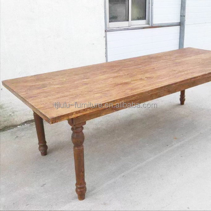 Foldable Pine Frame American Walnut Color Solid Wood Dinning Table with Modern Simple Design and Sturdy Construction
