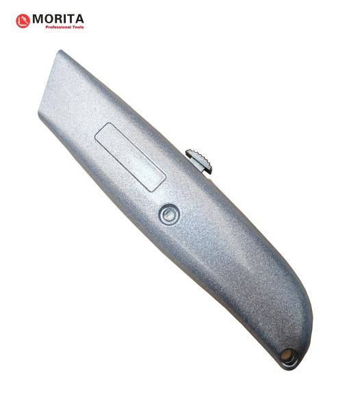 Retractable Blade Utility Knife Zinc Alloy Length 150mm Weight 115g 3 Spare