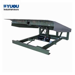 China Platform Loading Dock Leveler Electric 2.2KW Hydraulic Fixed 12tons capacity 2500mm factory