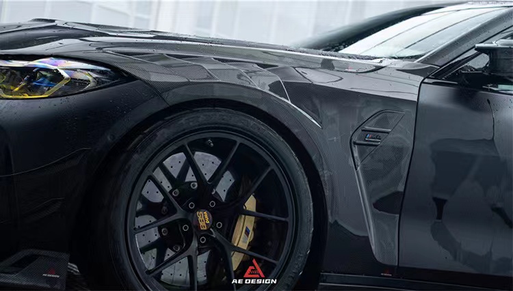 For BMW M3 M4 G80 G82 Carbon Fiber Fender M3 M4 G80 G82 Upgraded AE-style Carbon Fiber Fender Lightweight