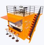 10 Foot Prefabricated Container Store for Fast Food Coffee Bars Customized Color