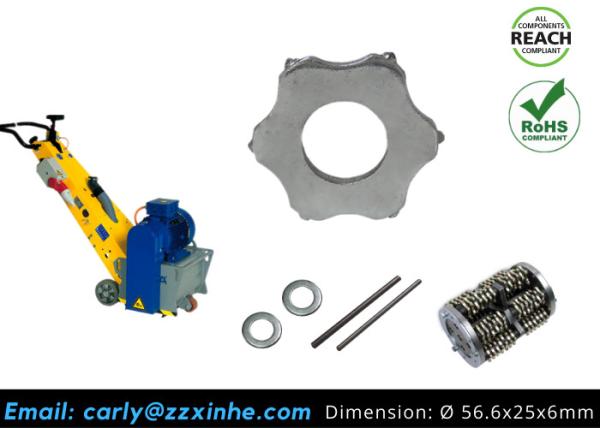 Contec Ct200 Ct250 Ct320 Concrete Milling Cutters Carbide Tipped Drums For Cow