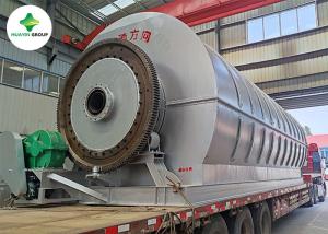China 20t Waste Tire Pyrolysis Plant For Processing Tyres 0.4rpm Non Pollution factory