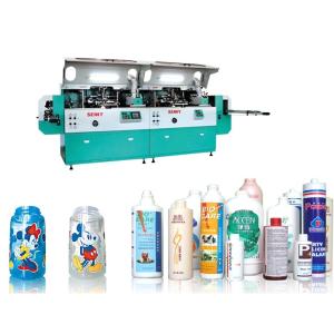 China Glass Metal Applicable Fully Automatic Screen Printing Machine 85pcs/min factory